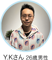 Y.Kさん 45歳 男性